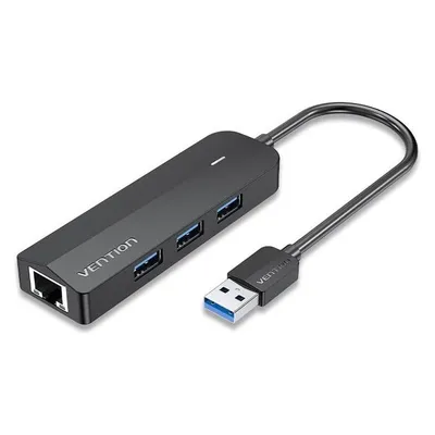 Hub Vention 3 Ports 5 Gbps CHNBB mit Gigabit RJ45 und MicroUSB PD