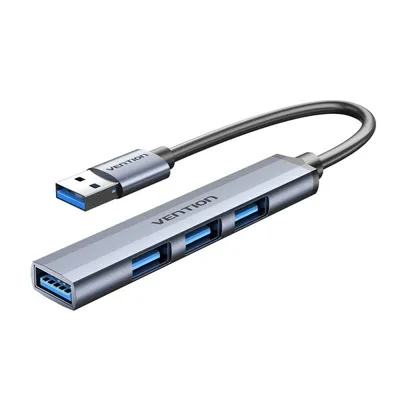 Vention CKOHB Hub 1xUSB 3.0/3xUSB 2.0 Aluminium Grau