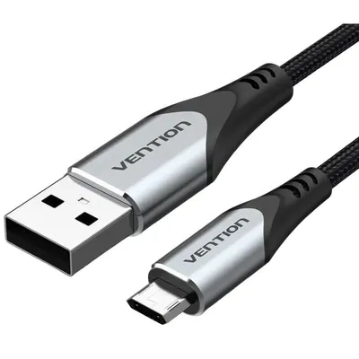 Vention COCHD USB 2.0-Kabel (Stecker auf Micro-USB-Stecker), 50 cm, Schwarz