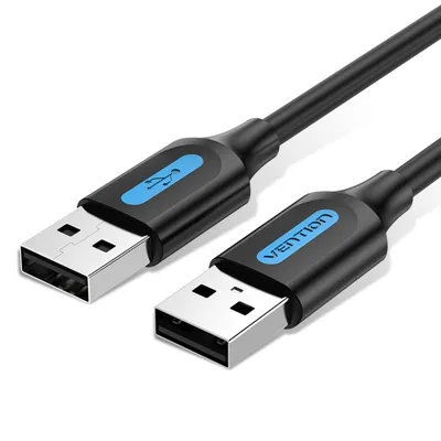 USB-Kabel Vention COJBD USB-A zu USB-A 0,5m USB 2.0 480Mbps Schwarz