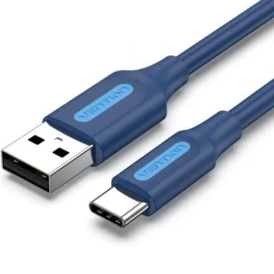 USB-Kabel Vention COKLH Typ-C zu USB-A 2 m Schnellladung Blau