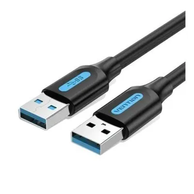 USB 3.0 Kabel Vention CONBF 1m USB-A Stecker auf USB-A Stecker 5Gbps Schwarz