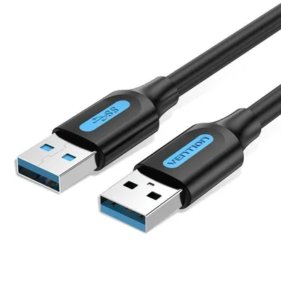 USB-Kabel Vention CONBH USB-A auf USB-A 2m 5Gbps Schwarz