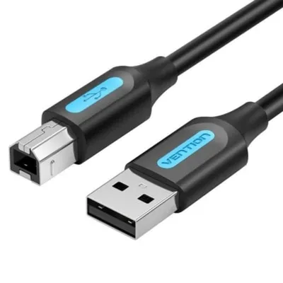USB 2.0 Kabel Vention COQBN Typ A auf B 15 m Schwarz
