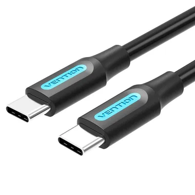 Vention COSBG USB Type-C 2.0 Stecker/Stecker-Kabel, 1,5 m, Schwarz
