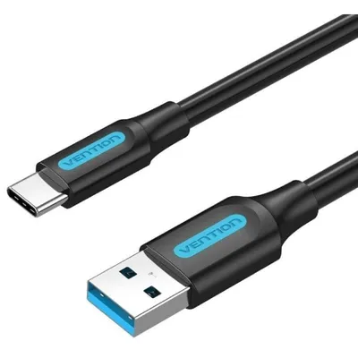Vention Kabel USB-C auf USB 3.0 Stecker/Stecker 60 W 2 m Schwarz