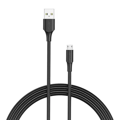 Vention CTIBC USB 2.0-Stecker auf MicroUSB-Stecker, Kabel, 25 cm, Schwarz