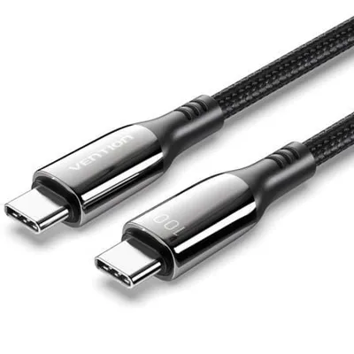 USB 2.0 Typ-C-Kabel 5A 100W Vention CTKBAV 1,2m 480Mbps Schwarz