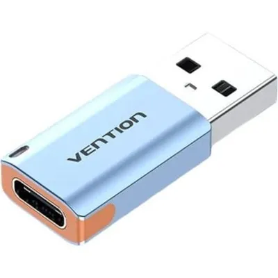 Vention CUAH0 USB 3.1 Typ-C Buchse auf USB-A Stecker Adapter Blau 10Gbps 3A