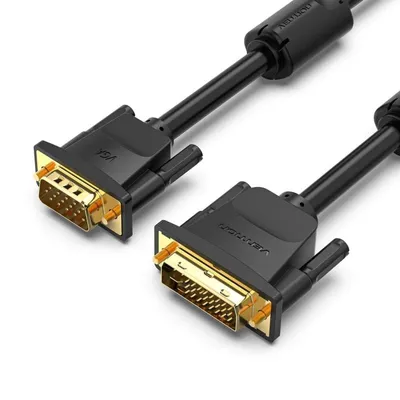 Kabelkonverter Vention EACBF DVI Stecker - VGA Stecker 1m Schwarz