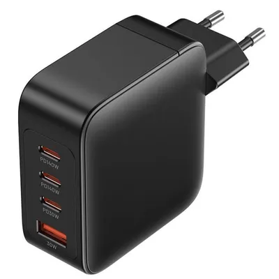 Vention FEIB0-EU GaN-Wandladegerät 4 Ports PD 140 W Schwarz