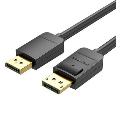 Vention HACBF 1.2 DisplayPort-Kabel, 1 m, 4K, 144 Hz, vergoldet, schwarz