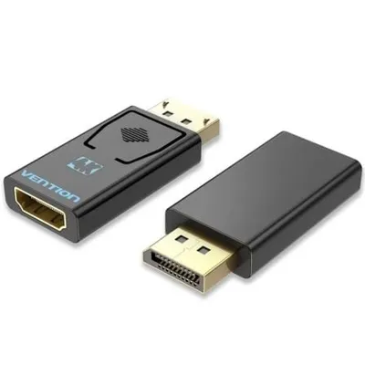 Vention HBMB0 DisplayPort-auf-HDMI-Adapter, 1080P, 60 Hz, vergoldet, Schwarz