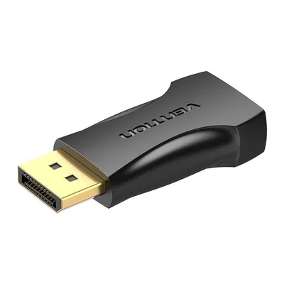 Vention HBOB0 DisplayPort-Stecker auf HDMI-Buchse, Adapter 1080p, 60 Hz, Schwarz