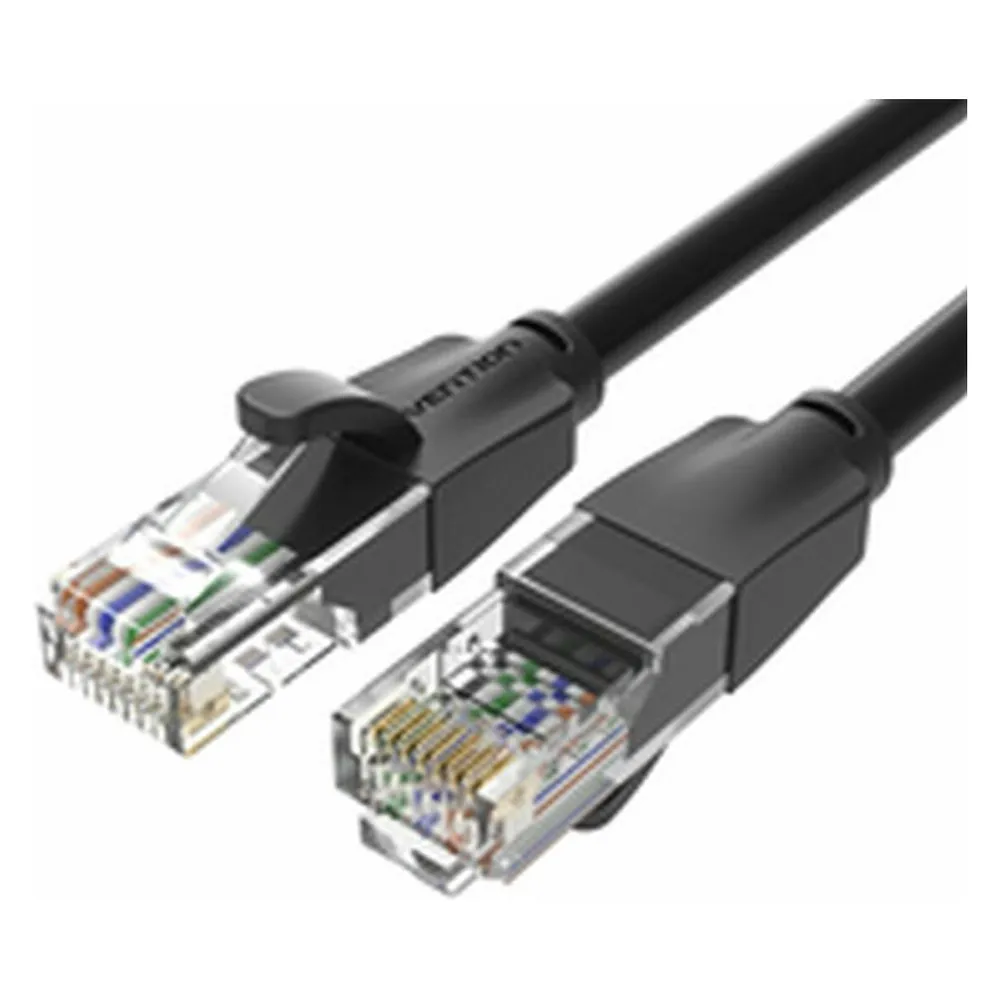 Vention IBEBL Ethernet-Kabel Cat.6 RJ45 1000Mbps 10m Schwarz