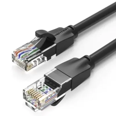 Netzwerkkabel RJ45 UTP Vention IBEBY Cat.6 30 cm Schwarz