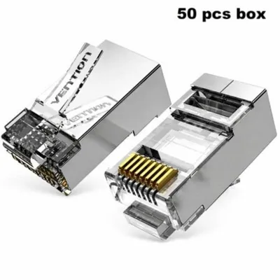 Modulstecker Vention IDF Cat 6A FTP Pack 50 Transparent