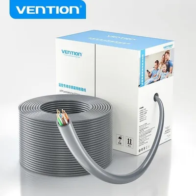 Netzwerkkabel Vention IJCH305 Cat5e UTP PoE 305m Grau