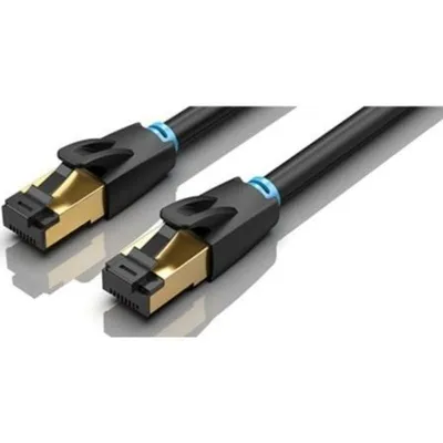 Netzwerkkabel Vention IKABQ Cat.8 20m Schwarz SFTP 40Gbps 2000MHz RJ45