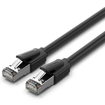 Vention IKKBF Netzwerkkabel RJ45 SFTP Cat.8 1m Schwarz