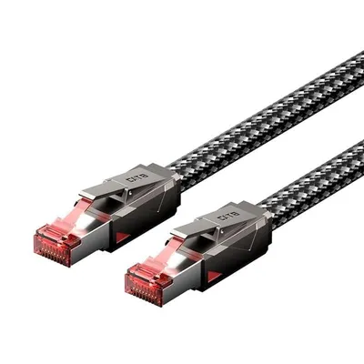 Netzwerkkabel Vention IKMHD Cat8 SFTP Gaming 0,5 m Schwarz