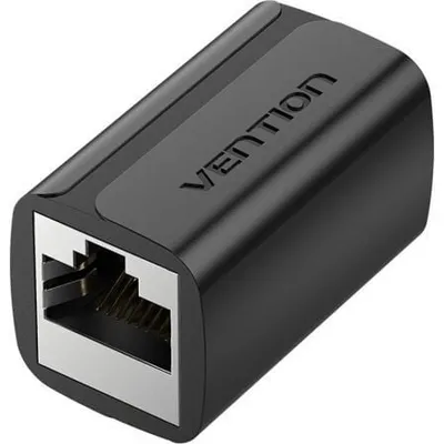 Vention IPWB0 RJ45 Cat7 FTP 10 Gbit/s PVC-geschirmter Adapter, Schwarz