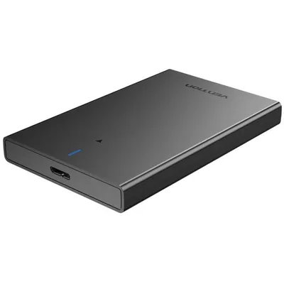 Vention KPAB0 Externes Festplattengehäuse 2,5 Zoll SATA3 USB 3.0 Schwarz