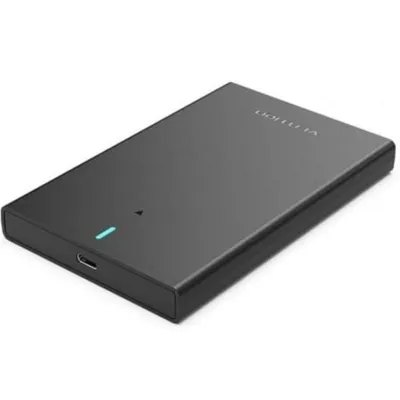 Externe Festplattenbox 2,5 Zoll Vention KPBB0 USB 3.1 Gen 2-C ABS Schwarz Werkzeuglos