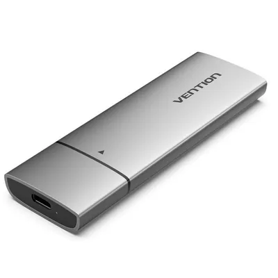 Vention NPGH0 Externes Gehäuse für M.2 NVMe SSD USB C 3.1 Gen 2 Aluminium Grau