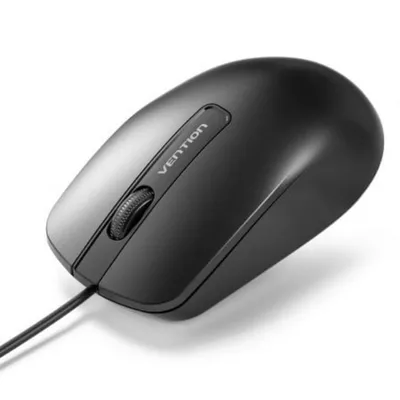 Ratón Vention Kabelgebunden 1200 DPI USB-A Schwarz 3 Tasten