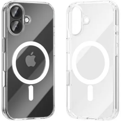 Funda für Handy Vention Concise Impact Hardcase PC TPU Transparent MagSafe für iPhone 17