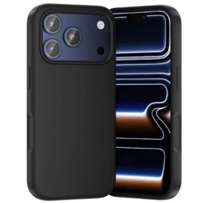 Funda para móvil Vention KVCBCB-30 Silikon Liquid Schwarz MagSafe für iPhone 17 Pro