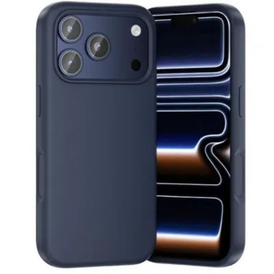 Handyhülle Vention KVCLCB-30 Liquid Silikon Midnight Blue mit MagSafe für iPhone 17 Pro