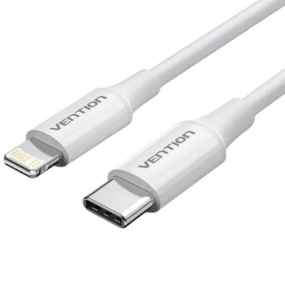 Vention LAJWF USB 2.0 Typ-C Stecker auf Lightning Stecker Kabel 1m weiß