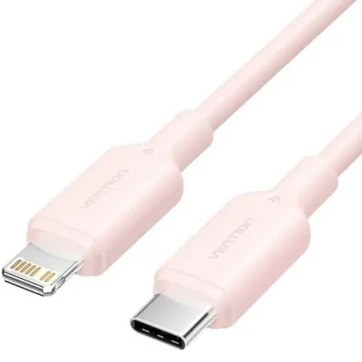 Vention LAKPF USB-C-auf-Lightning-Kabel, 27 W, 3 A, 1 m, Rosa