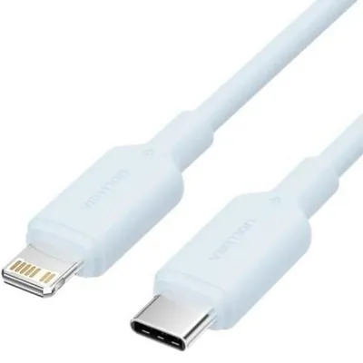 Vention LAKSH USB-C auf Lightning Kabel 2 m 27W 3A blau 480Mbps vernickelt