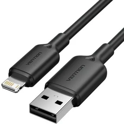 Vention LAMBF USB 2.0 Lightning-Kabel 480 Mbit/s 1 m Schwarz