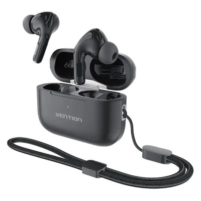 Auriculares Vention Echo Lite E11 Plus inalámbricos Bluetooth 6.0 Uso diario Estuche de carga Schwarz