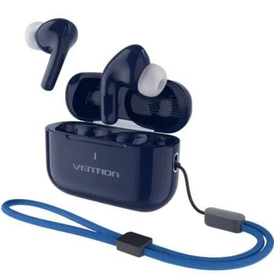 Kopfhörer Vention Echo Lite E11 Plus kabellos Bluetooth mit Ladecase Blau