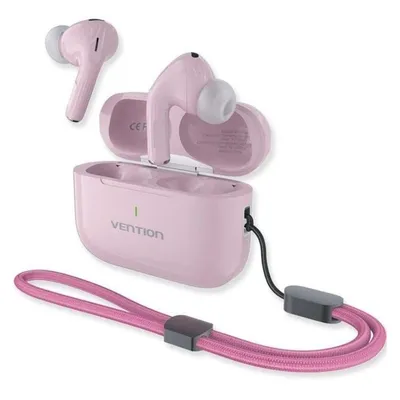 Kopfhörer Vention Echo Lite E11 Plus kabellos Bluetooth mit Ladeetui rosa