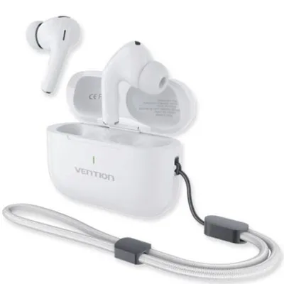 Kopfhörer Vention Echo Lite E11 Plus kabellos Bluetooth 6.0, 30h Akkulaufzeit, Weiß