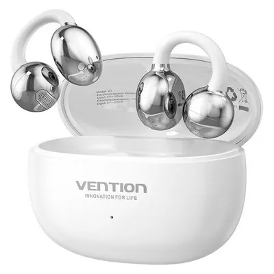 Kopfhörer Vention Echo Clip A11 Pro kabellos Bluetooth Sport USB-C Weiß