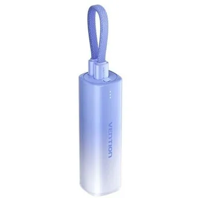 Powerbank Vention FHWL0 5000mAh 20W Kabellos USB-C Lightning Blau