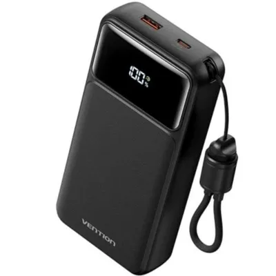 Powerbank Vention XGY40 20000mAh 22.5W Schwarz
