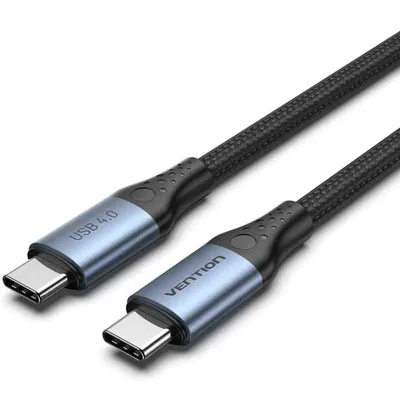 Vention TAVHF USB-C 4.0 auf USB-C Stecker Kabel 1m Grau