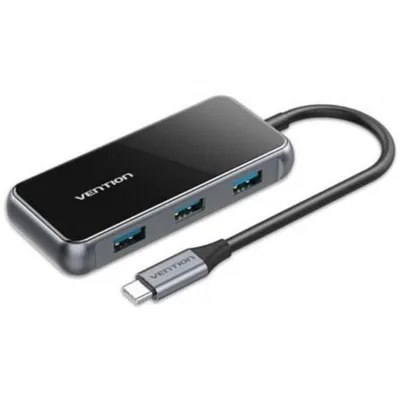 Hub Vention 5-Port USB 3.0 5Gbps TFDHB USB-C PD 87W Schnellladung Grau