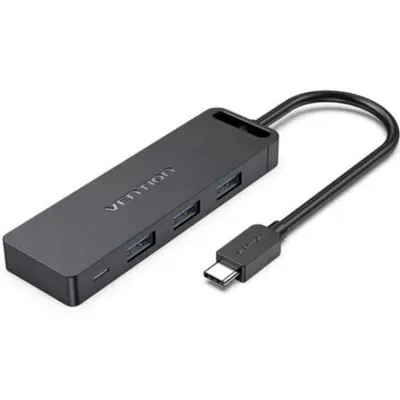 Vention TGTBB USB-C Hub 5 in 1 3xUSB 3.0/USB-C/MicroUSB PD Schwarz