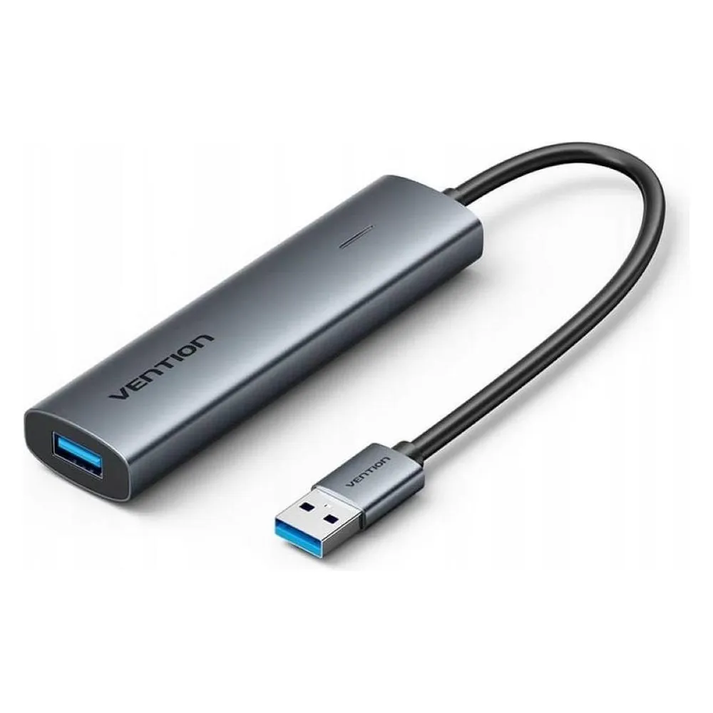 Hub Vention 5 Ports 5 Gbps TGXHB USB-A/USB-C Aluminium Grau Schnellladung