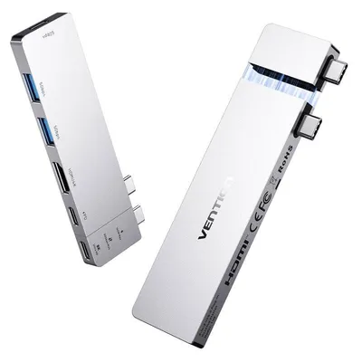 Dock USB-C Vention THZH0 HDMI 4K USB 3.0 Thunderbolt