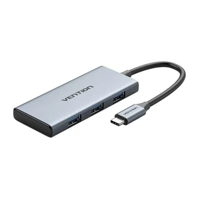 Docking Vention TOOHB USB-C HDMI 3xUSB SD/MicroSD Leser Grau